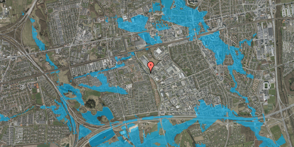 Oversvømmelsesrisiko fra vandløb på Firkløverparken 39, 2. th, 2625 Vallensbæk