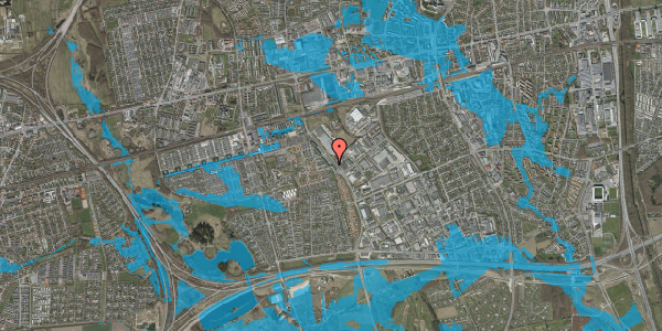 Oversvømmelsesrisiko fra vandløb på Firkløverparken 41, 1. tv, 2625 Vallensbæk