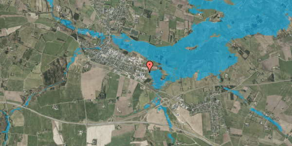 Oversvømmelsesrisiko fra vandløb på Torvegade 123D, 7160 Tørring