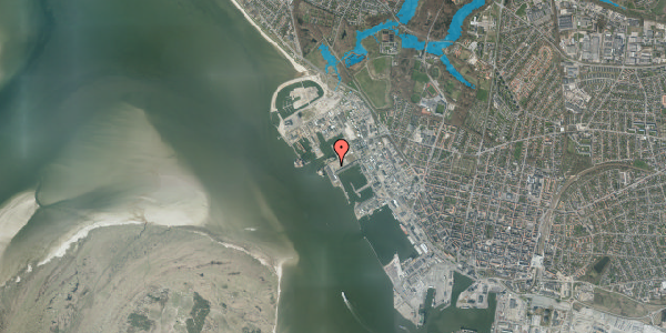 Oversvømmelsesrisiko fra vandløb på Tampenkaj 3, 6700 Esbjerg