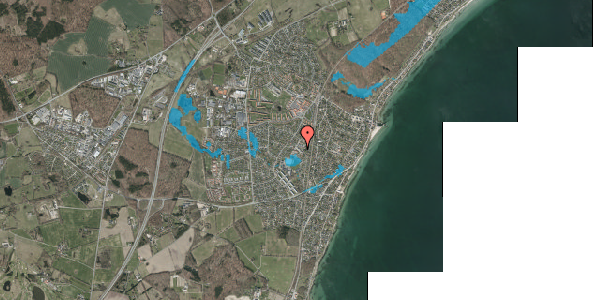 Oversvømmelsesrisiko fra vandløb på Esperhave 10, 3060 Espergærde