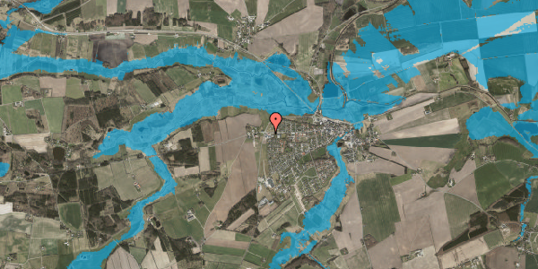 Oversvømmelsesrisiko fra vandløb på Bugtrupvej 37, 8560 Kolind