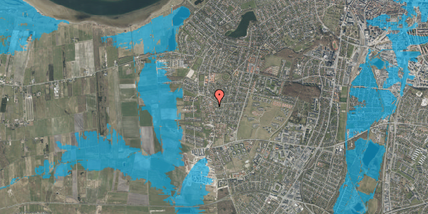 Oversvømmelsesrisiko fra vandløb på Gammel Hasserisvej 163, 9000 Aalborg