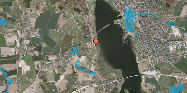 Oversvømmelsesrisiko fra vandløb på Fiskerhusevej 60, 3630 Jægerspris