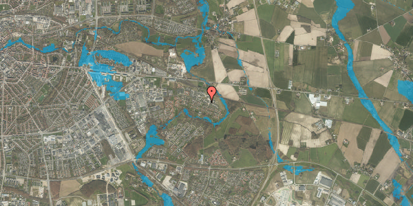 Oversvømmelsesrisiko fra vandløb på Åbrinken 114, 5220 Odense SØ