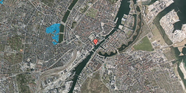 Oversvømmelsesrisiko fra vandløb på Bryghuspladsen 8, 5. 502, 1473 København K