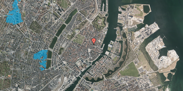Oversvømmelsesrisiko fra vandløb på Store Kongensgade 40C, 4. , 1264 København K