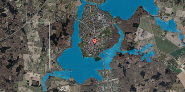 Oversvømmelsesrisiko fra vandløb på Østergade 10A, 4180 Sorø