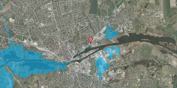 Oversvømmelsesrisiko fra vandløb på Toldbodgade 23, 4. 15, 8930 Randers NØ