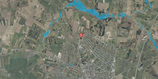 Oversvømmelsesrisiko fra vandløb på Tolstrupvej 91, 9700 Brønderslev