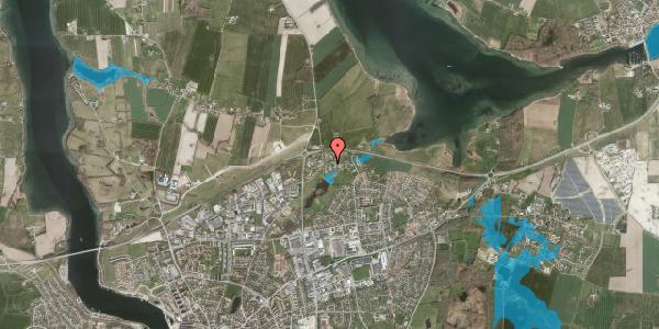 Oversvømmelsesrisiko fra vandløb på Ulkebøldam 4, 6400 Sønderborg