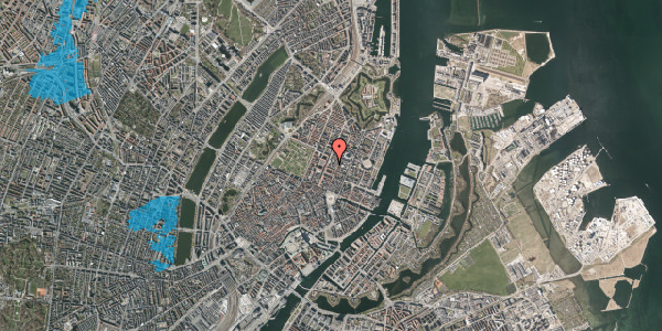 Oversvømmelsesrisiko fra vandløb på Store Kongensgade 53F, 1264 København K