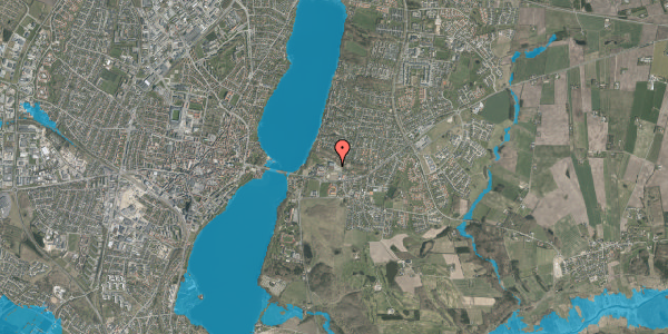 Oversvømmelsesrisiko fra vandløb på Asmildklostervej 21, 1. , 8800 Viborg