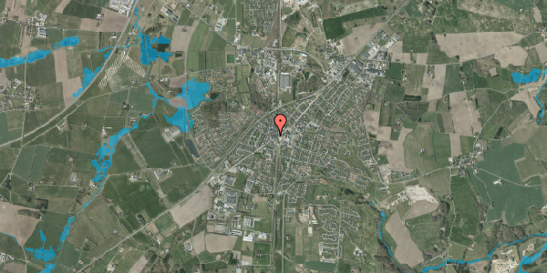 Oversvømmelsesrisiko fra vandløb på Nørrebrogade 2, 1. , 8722 Hedensted