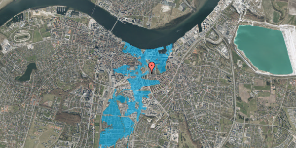 Oversvømmelsesrisiko fra vandløb på Karolinelundsvej 47, 9000 Aalborg