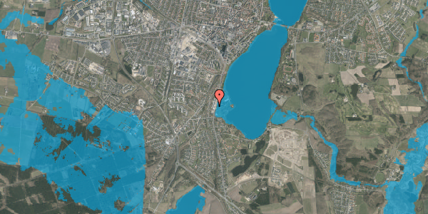 Oversvømmelsesrisiko fra vandløb på Sønæshave 5, 8800 Viborg