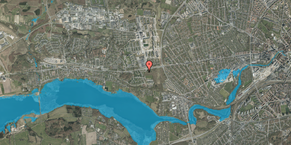 Oversvømmelsesrisiko fra vandløb på Silkeborgvej 531, 8220 Brabrand