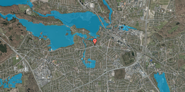 Oversvømmelsesrisiko fra vandløb på Bagsværdvej 70B, st. , 2800 Kongens Lyngby