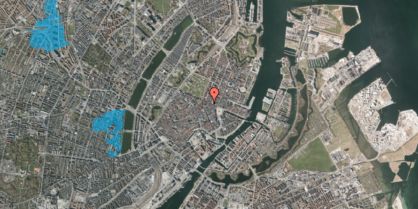 Oversvømmelsesrisiko fra vandløb på Store Regnegade 26B, kl. , 1110 København K