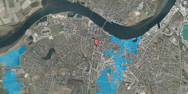 Oversvømmelsesrisiko fra vandløb på Kirkegårdsgade 6, 4. 3, 9000 Aalborg