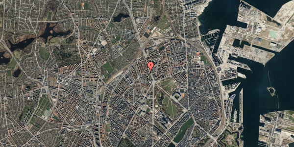 Oversvømmelsesrisiko fra vandløb på Ragnagade 7, 3. tv, 2100 København Ø