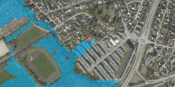 Oversvømmelsesrisiko fra vandløb på Strandhaven 118, 2665 Vallensbæk Strand