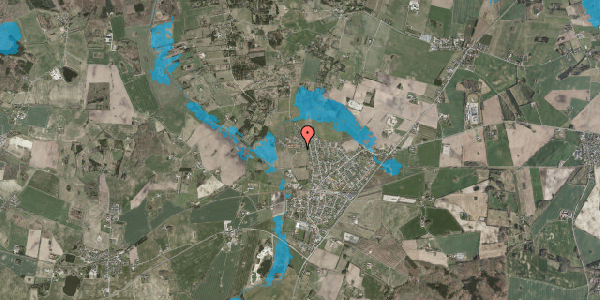 Oversvømmelsesrisiko fra vandløb på Slettebjerggård 4, 4295 Stenlille