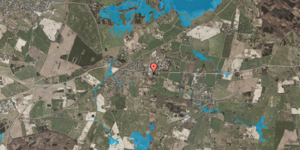 Oversvømmelsesrisiko fra vandløb på Løgparken 123, 4684 Holmegaard