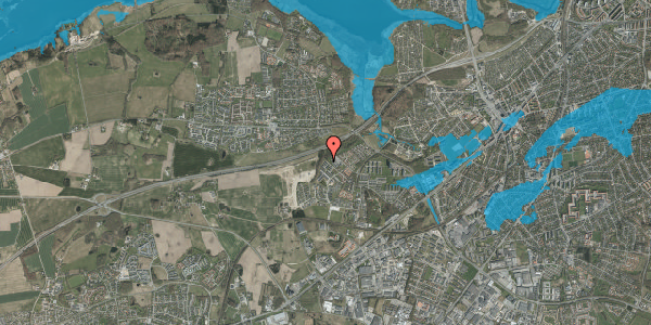 Oversvømmelsesrisiko fra vandløb på Onsholtvej 26B, 1. , 8260 Viby J