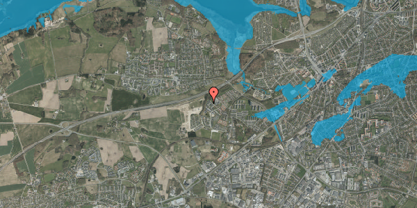 Oversvømmelsesrisiko fra vandløb på Onsholtvej 54, st. , 8260 Viby J