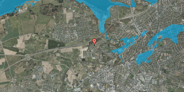 Oversvømmelsesrisiko fra vandløb på Onsholtvej 128A, 1. , 8260 Viby J