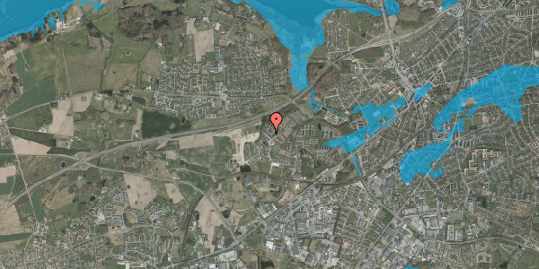 Oversvømmelsesrisiko fra vandløb på Onsholtvej 188A, 1. , 8260 Viby J