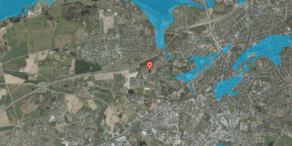 Oversvømmelsesrisiko fra vandløb på Onsholtvej 228, st. , 8260 Viby J