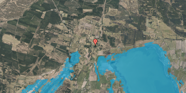 Oversvømmelsesrisiko fra vandløb på Senåvej 24, 7741 Frøstrup