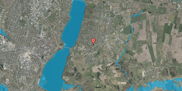 Oversvømmelsesrisiko fra vandløb på Rørhøjen 18, 8800 Viborg