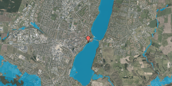 Oversvømmelsesrisiko fra vandløb på Søndersøparken 9D, st. 2, 8800 Viborg