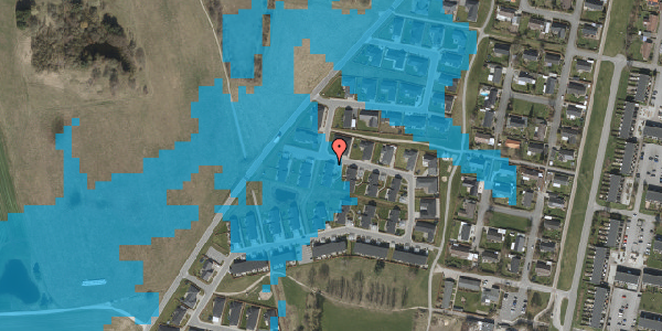 Oversvømmelsesrisiko fra vandløb på Møllemoseparken 165, 3450 Allerød