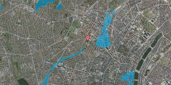 Oversvømmelsesrisiko fra vandløb på Jordbærvej 143, st. , 2400 København NV