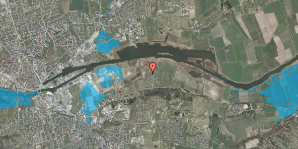 Oversvømmelsesrisiko fra vandløb på Romaltparken Vest 46, 8960 Randers SØ