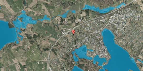 Oversvømmelsesrisiko fra vandløb på Ryhavegårdsvej 45C, . 5, 8660 Skanderborg