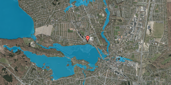 Oversvømmelsesrisiko fra vandløb på I.H.Mundts Vej 6B, 2830 Virum