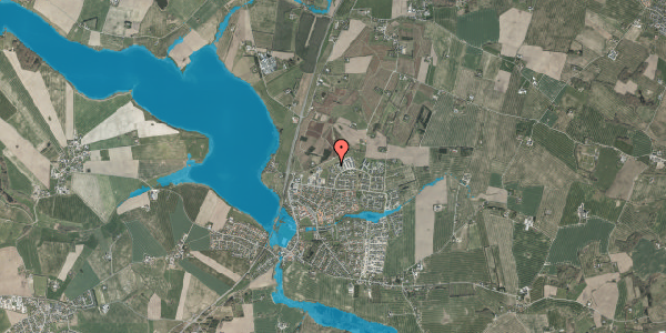 Oversvømmelsesrisiko fra vandløb på Hasselvangen 59, 8355 Solbjerg
