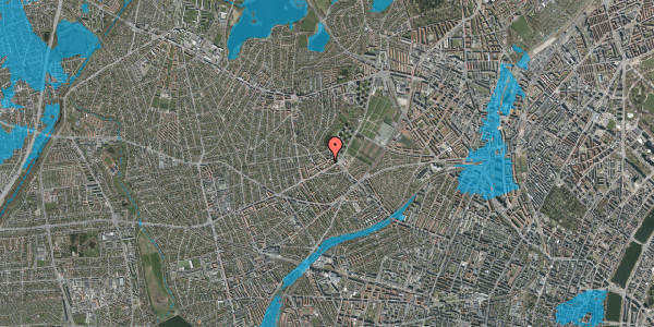 Oversvømmelsesrisiko fra vandløb på Sandbygårdvej 1, 3. , 2700 Brønshøj