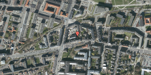 Oversvømmelsesrisiko fra vandløb på Smallegade 52E, 1. , 2000 Frederiksberg