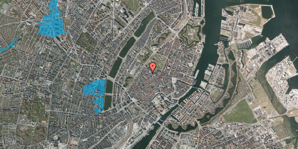 Oversvømmelsesrisiko fra vandløb på Pustervig 8B, 1126 København K
