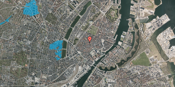 Oversvømmelsesrisiko fra vandløb på Skindergade 23, 1. tv, 1159 København K