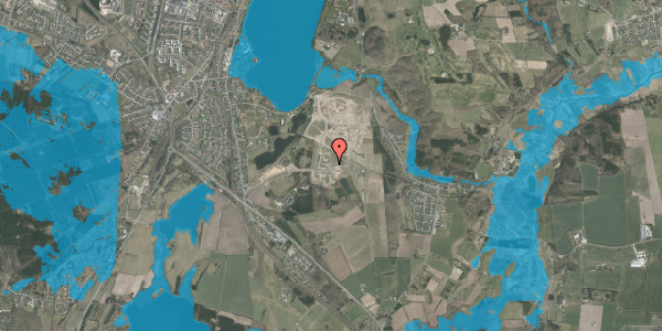 Oversvømmelsesrisiko fra vandløb på Skabermøllevej 11, 8800 Viborg