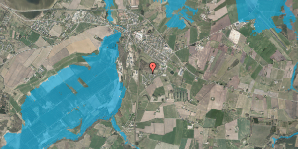 Oversvømmelsesrisiko fra vandløb på Jernbanevej 64, 7840 Højslev