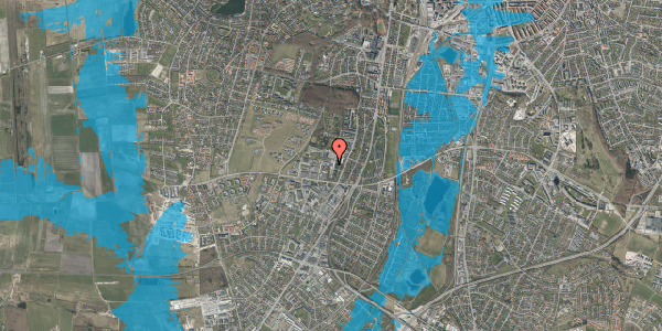 Oversvømmelsesrisiko fra vandløb på Perikumvej 30, 9000 Aalborg
