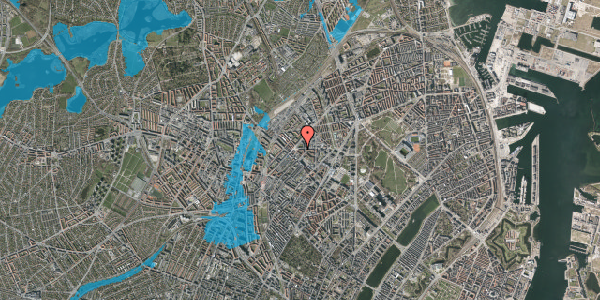 Oversvømmelsesrisiko fra vandløb på Sigurdsgade 8, 2200 København N